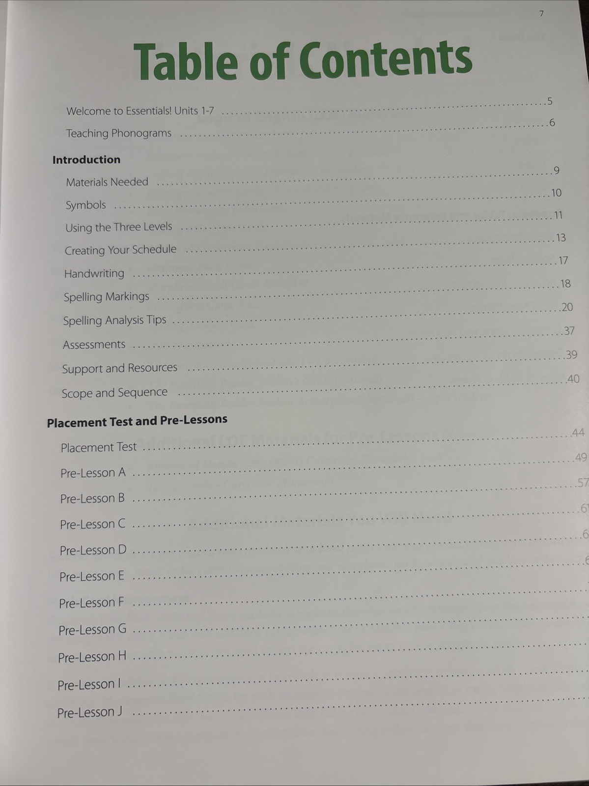 Essentials Teacher’s Guide 1-7 Logic of English by Denise Eide Third Edition