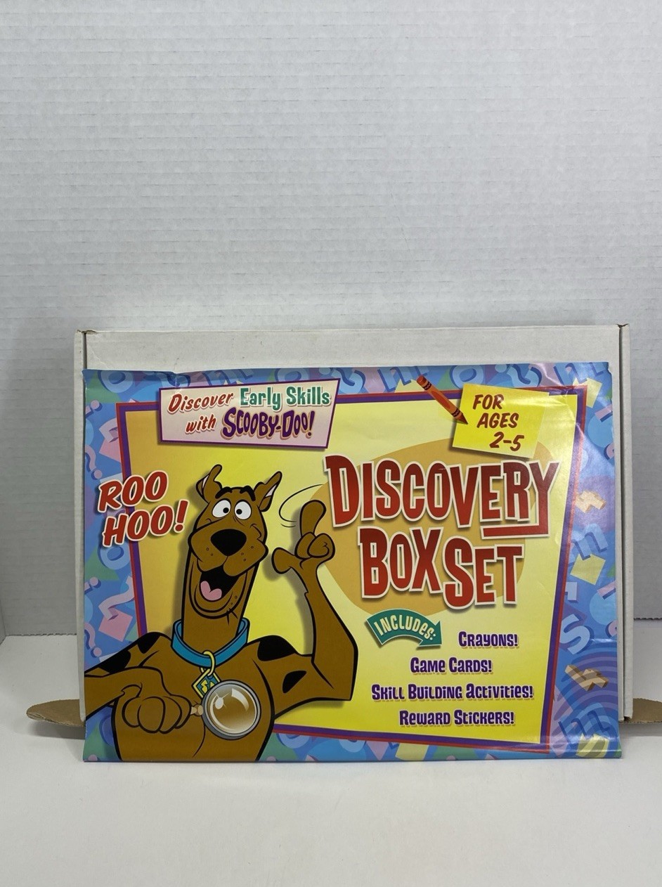 Scooby-Doo Early Skills Discovery Box 2007 Set Ages 2-5 Roo Hoo!