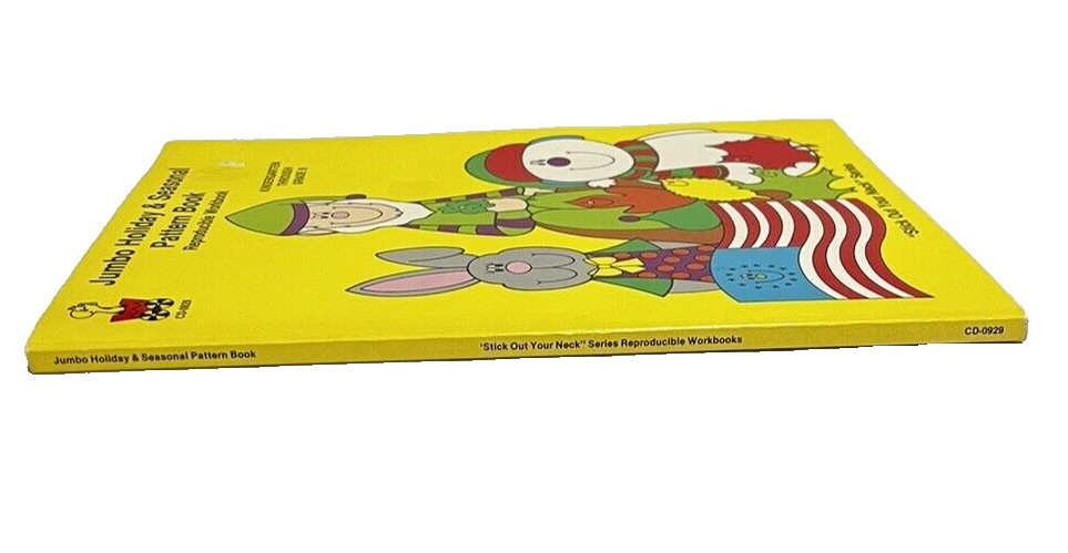 Jumbo Holiday & Seasonal Pattern Book. Reproducible Workbook. K – 8 Good