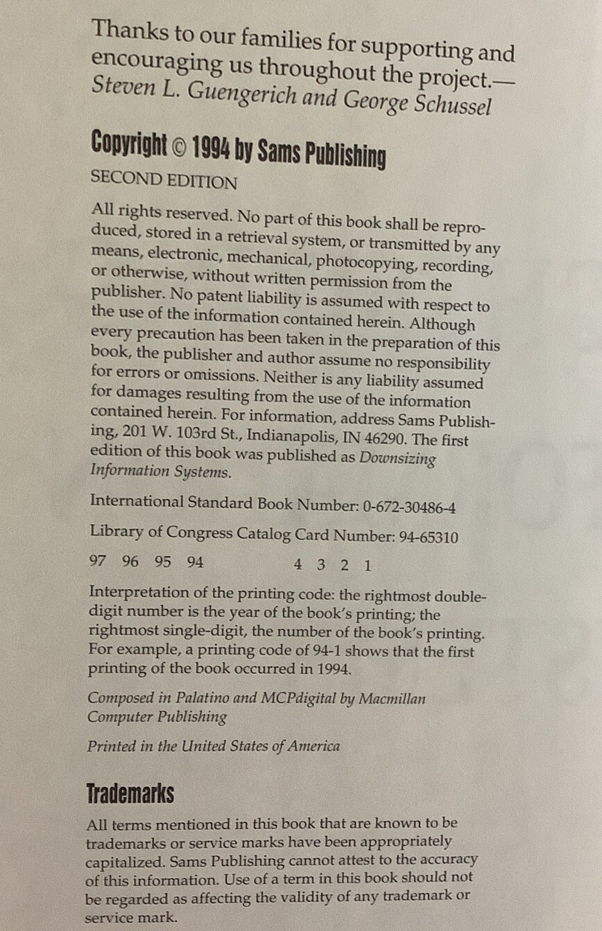 Rightsizing Information Systems Paperback Steven L. Guengerich
