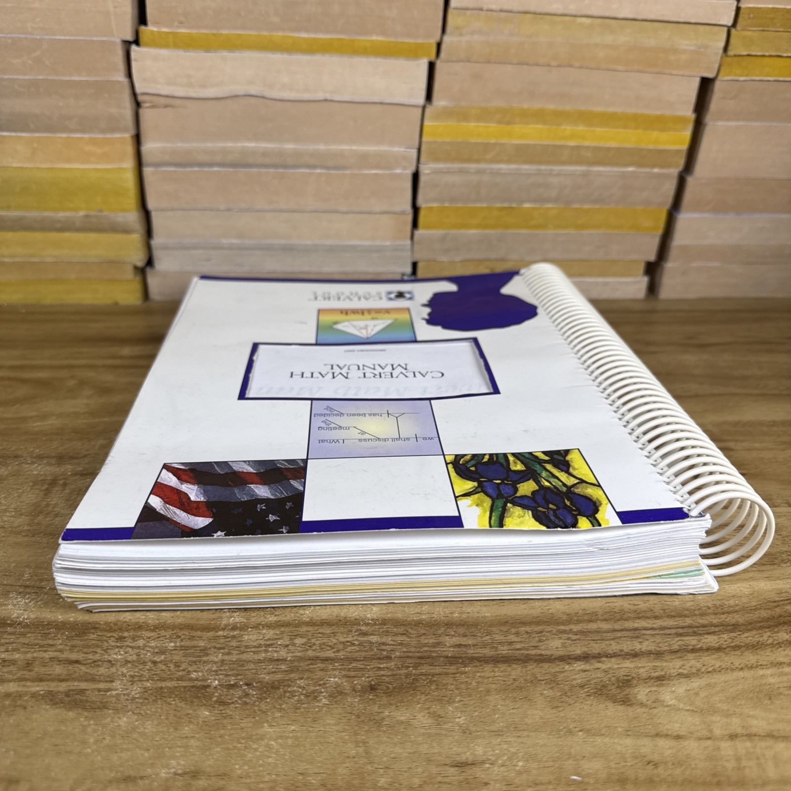 8th Grade Calvert Math Manual Spiral 08MMX0407-0607 Lesson Manual, Tests, Answer