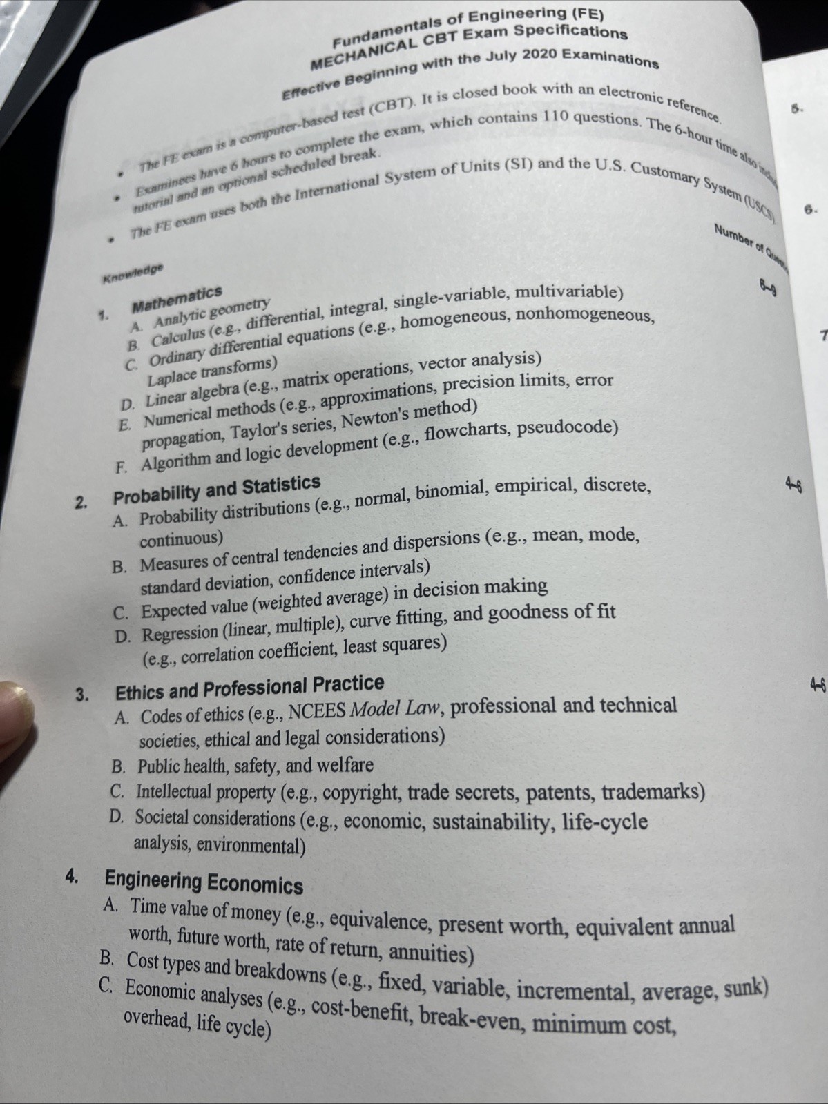Fe Mechanical Practice Exam by Ncees (2020 Paperback)