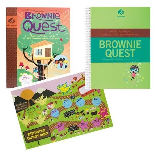HOW TO GUIDE GIRL SCOUT BROWNIES ON BROWNIE QUEST [Spiral-bound] – spiral_bo…