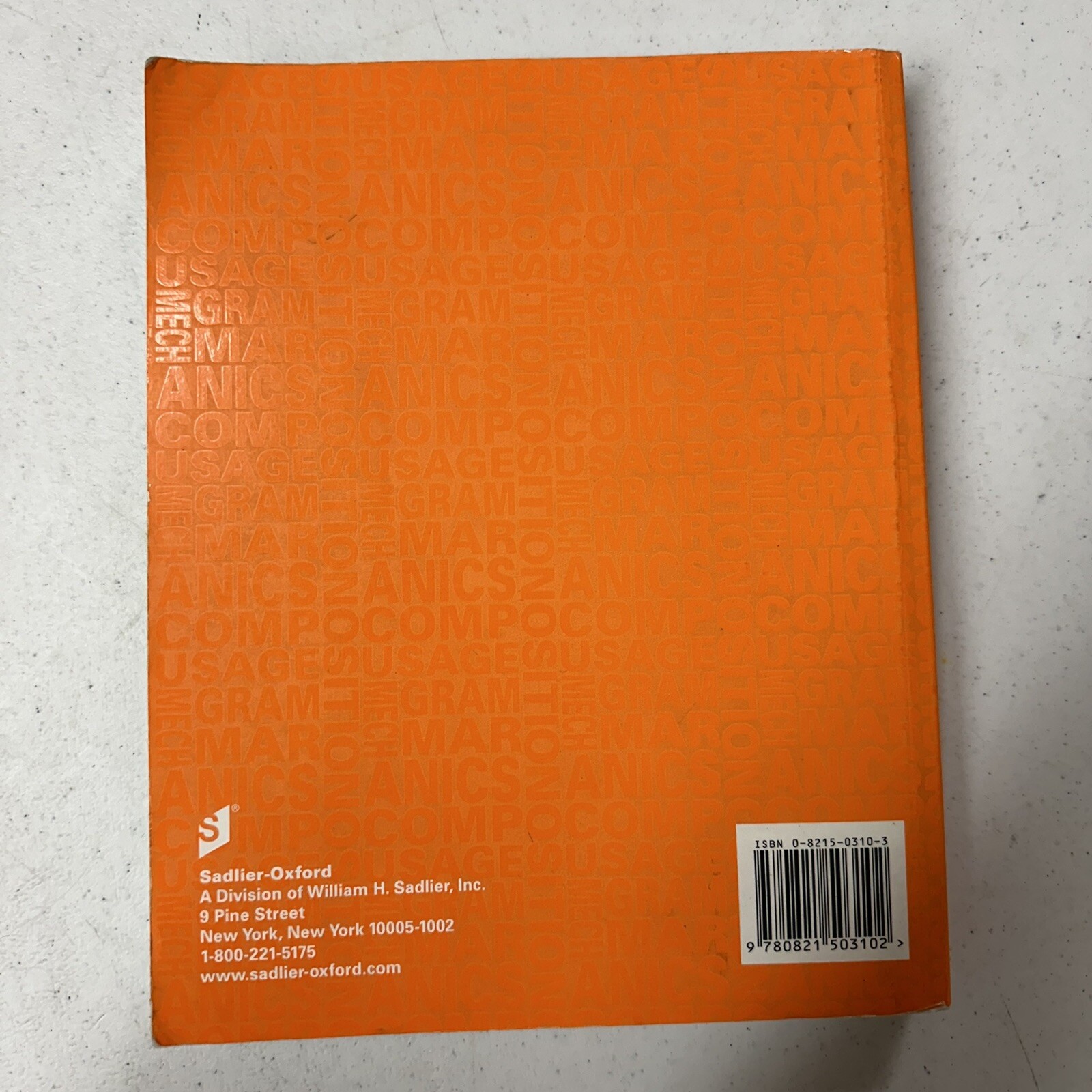 Grammar for Writing, 5th Course (Grammar for Writing Ser. 2)