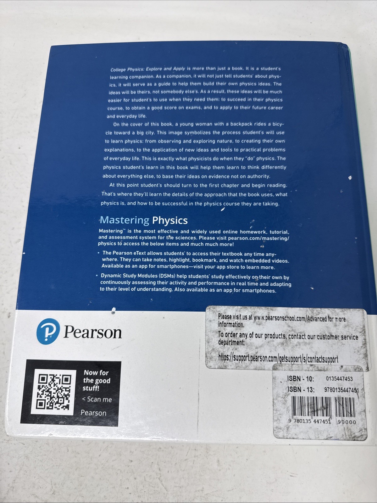 College Physics ;Explore And Apply 2nd Ed. AP Ed. Pearson. *Unused
