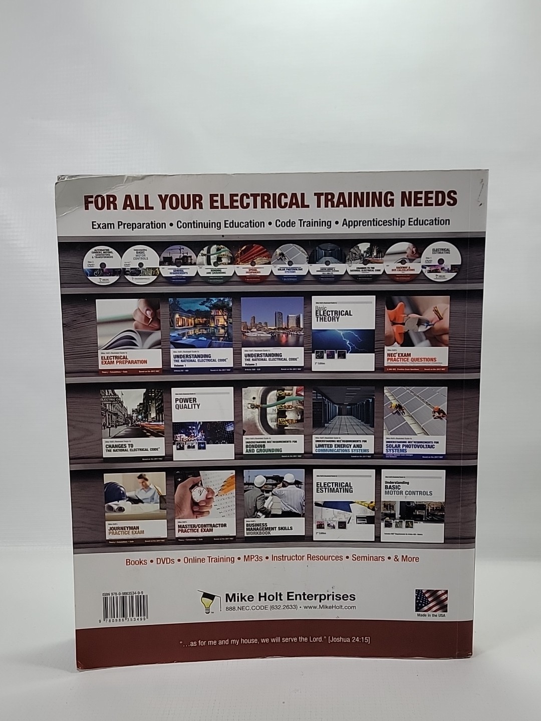 Mike Holt’s Electrical Exam Preparation textbook, Based on the 2017 NEC