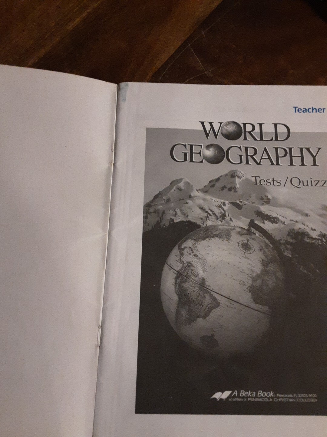 Abeka A Beka World Geography Test Quiz Key Homeschool