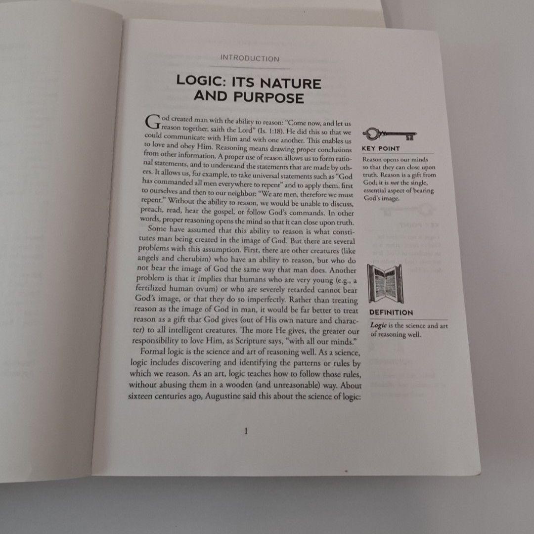 Lot 2 Introductory & Intermediate Logic Nance Canon Press White PB 2014 Set