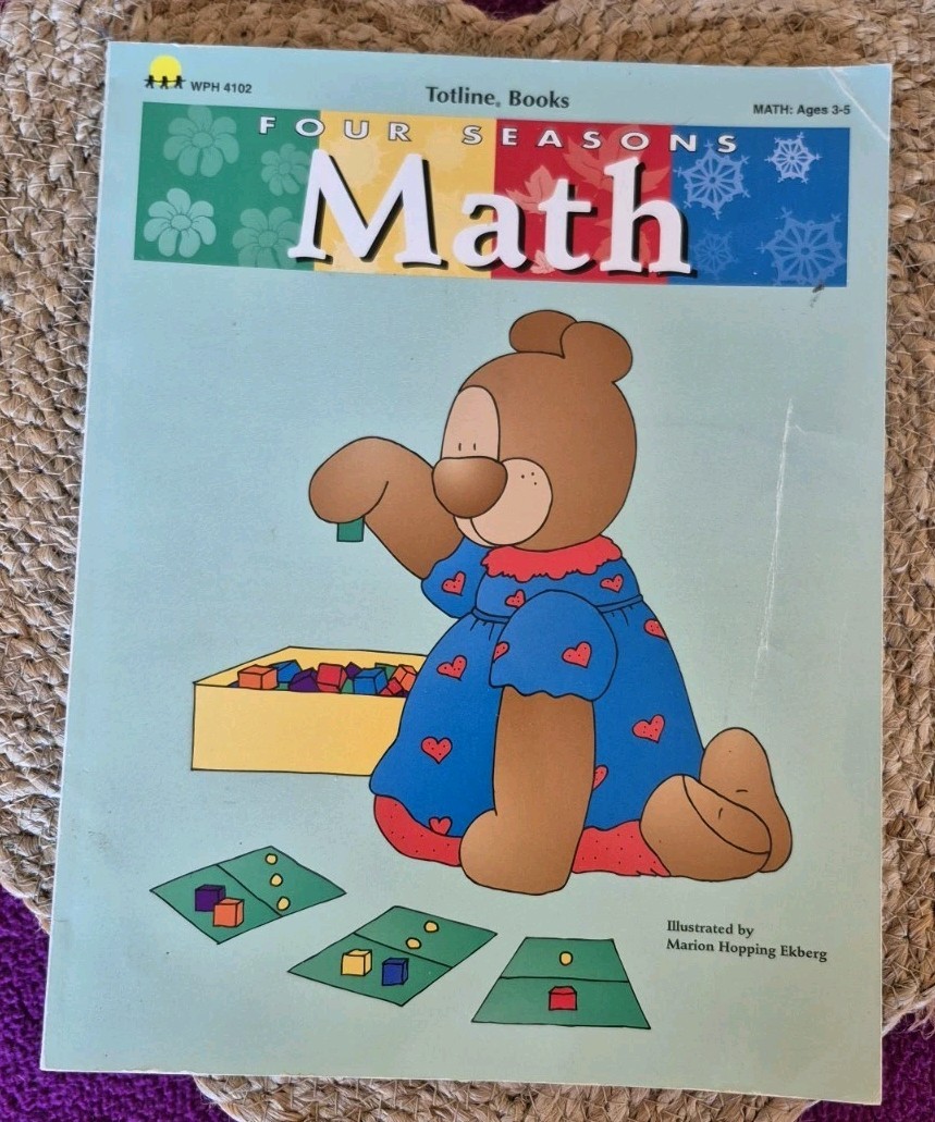 Vintage Preschool Ages 3-5 Four Seasons Math Games & Activities – Totline 1996