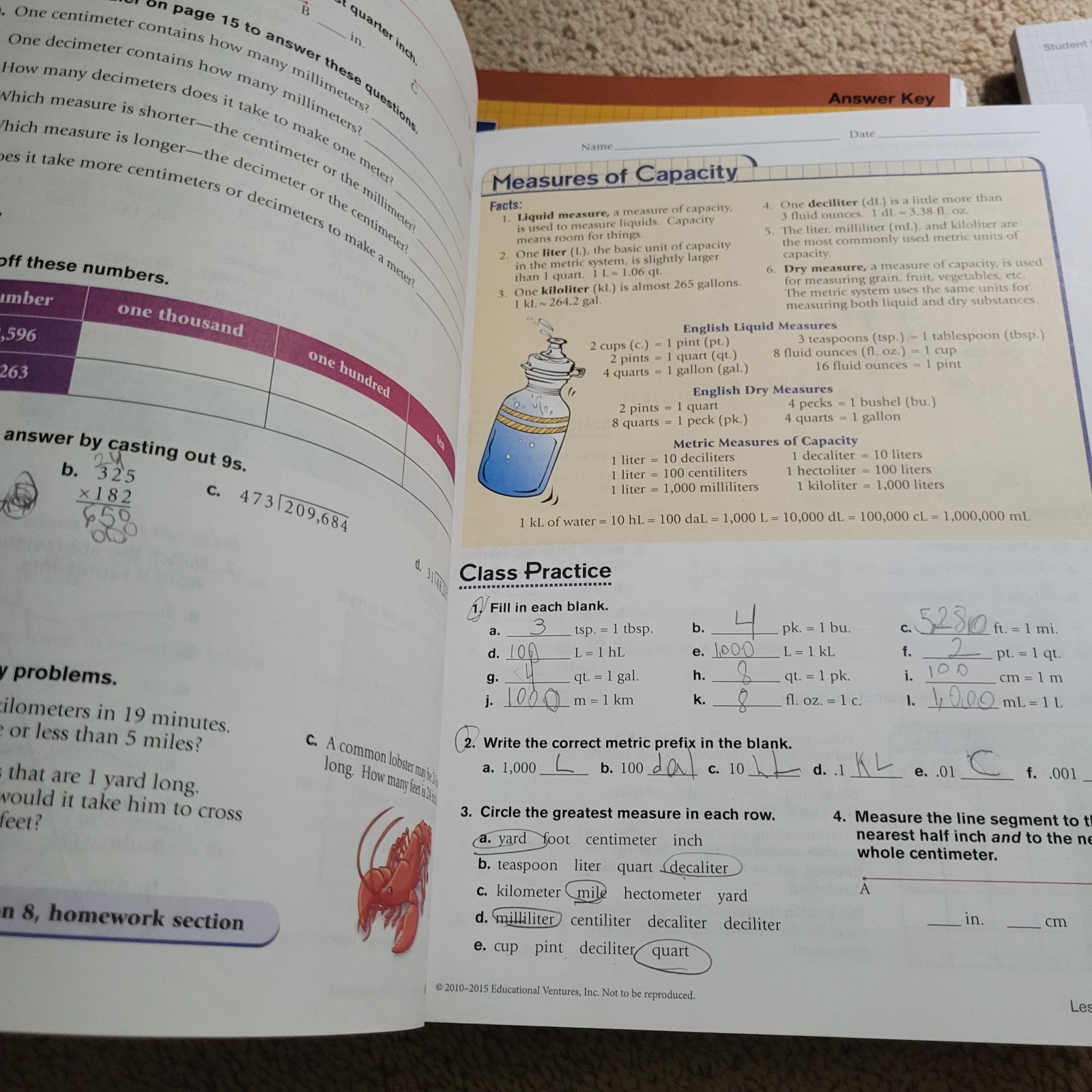 Abeka 6th Grade Math Set, 4th Edition, Teacher Keys and Student Books