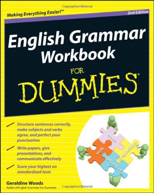 English Grammar Workbook Paperback Geraldine Woods