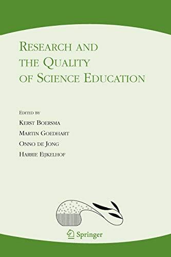 Research and the Quality of Science Education