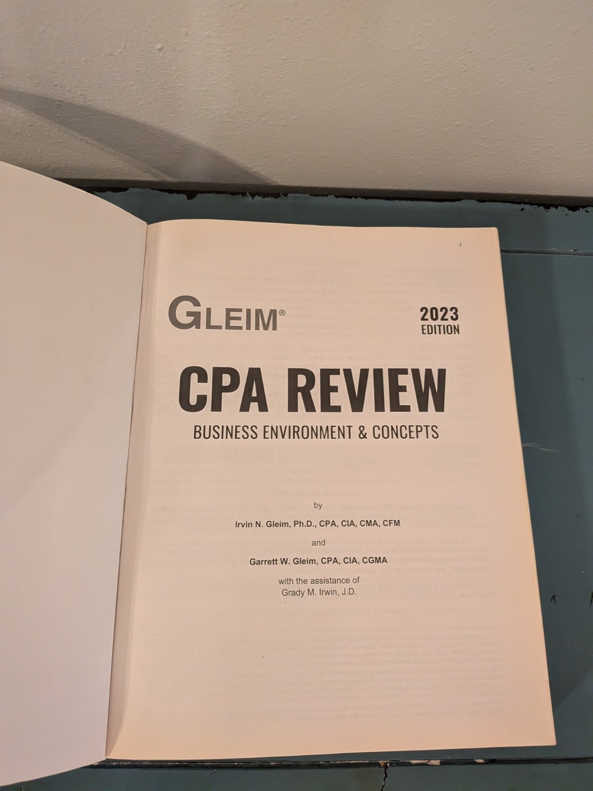 💥Gleim CPA Review BEC Business Environment Concepts 2023 Edition Irvin Gleim💥