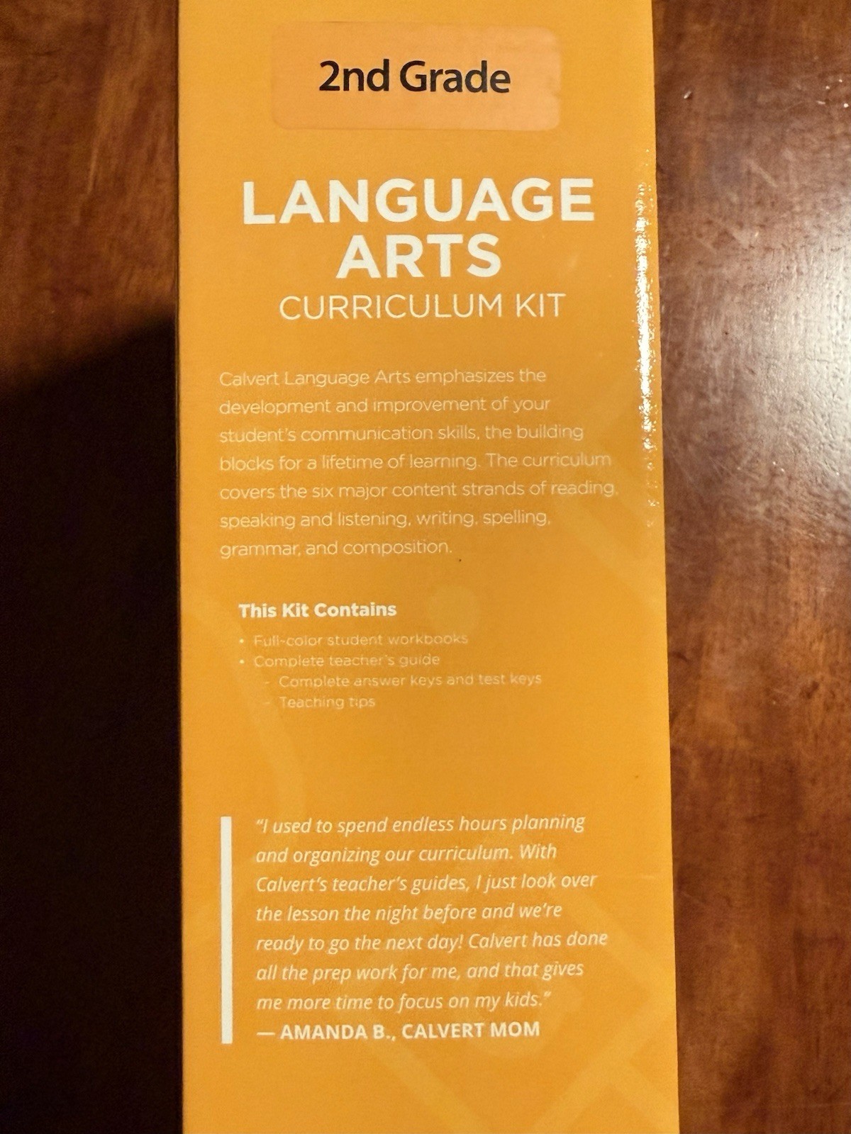 Calvert Language Arts Grade 2 Complete Set Homeschool Unused New