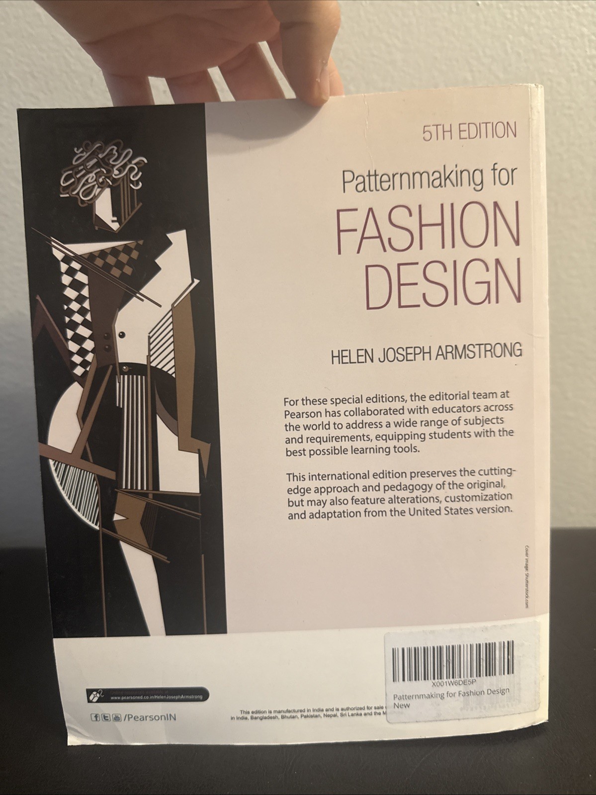 Patternmaking for Fashion Design by Armstrong 5th ed – 9789332518117