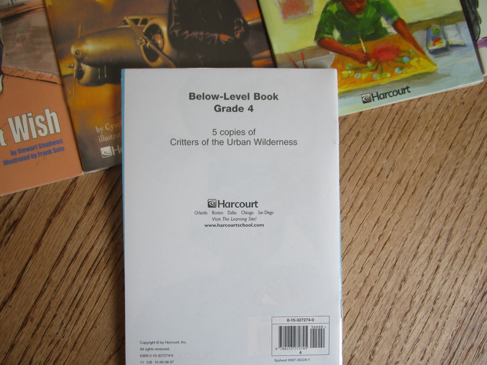 Harcourt Readers Classroom Books, BELOW LEVEL GRADE 4, 16 TITLES, 80 BOOKS NEW