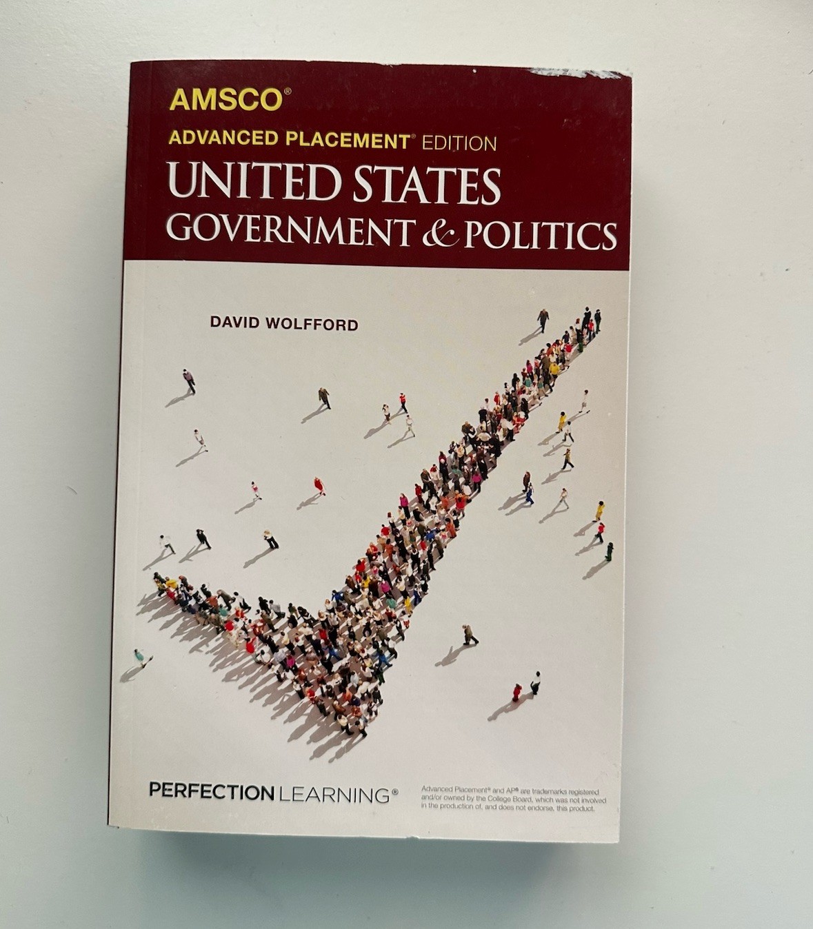 Perfection Learning AMSCO AP US Government & Politics Wolfford 2019 Paperback