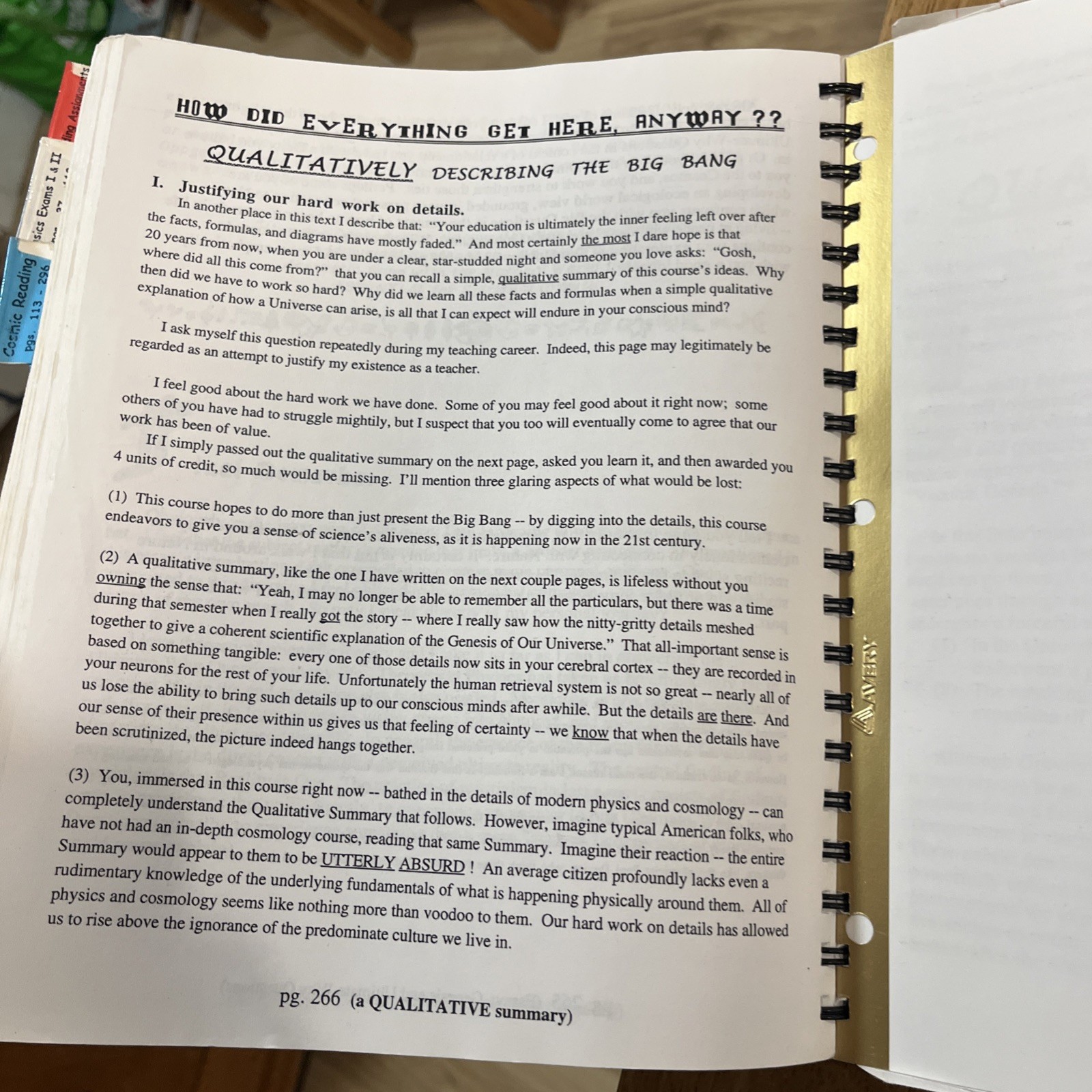 Cosmos Physics 304 Dr. Stone Brusca Textbook VERY RARE Cosmic Essays 518 Pages￼