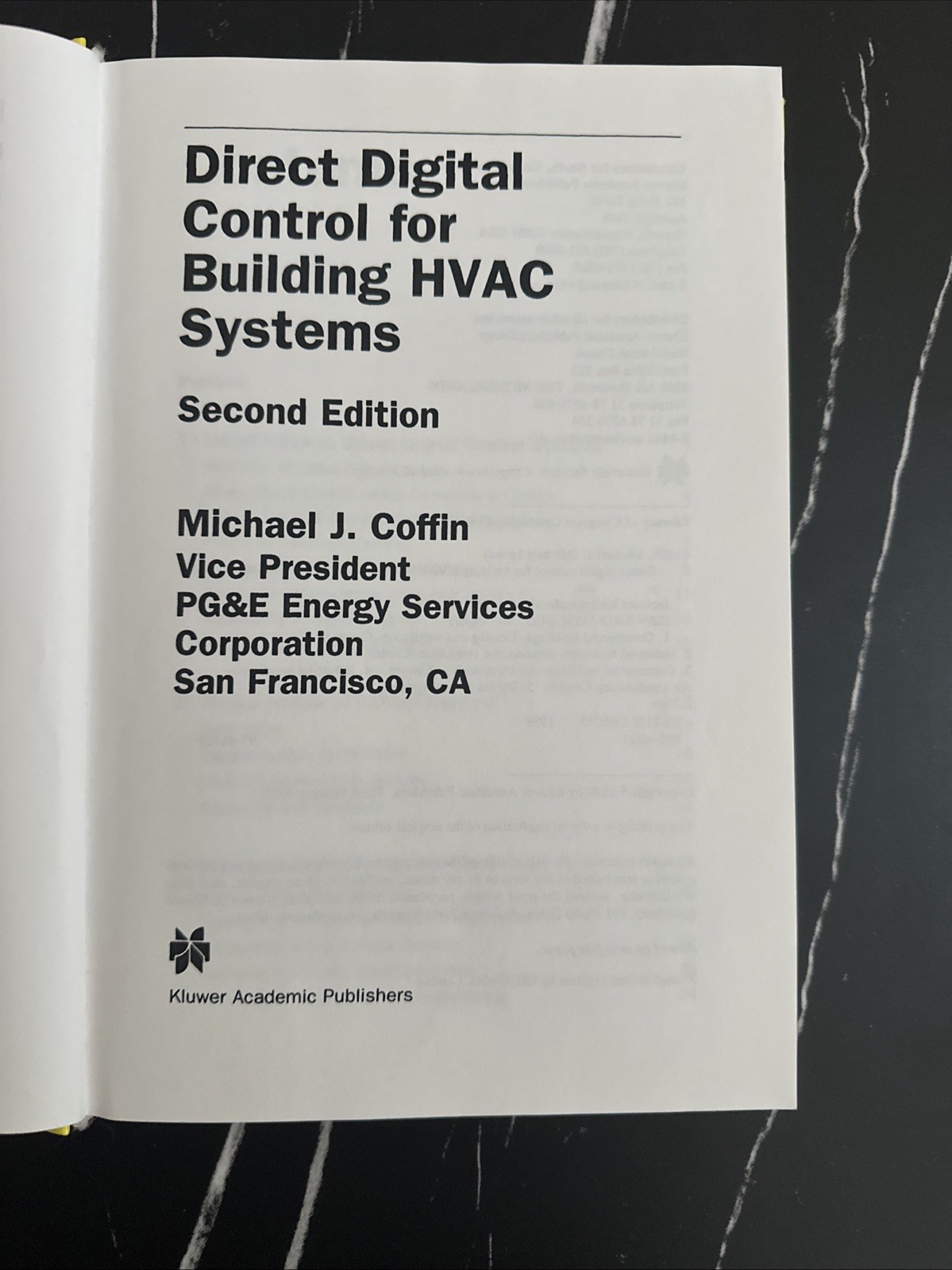 Direct Digital Control for Building HVAC Systems HC Michael J Coffin