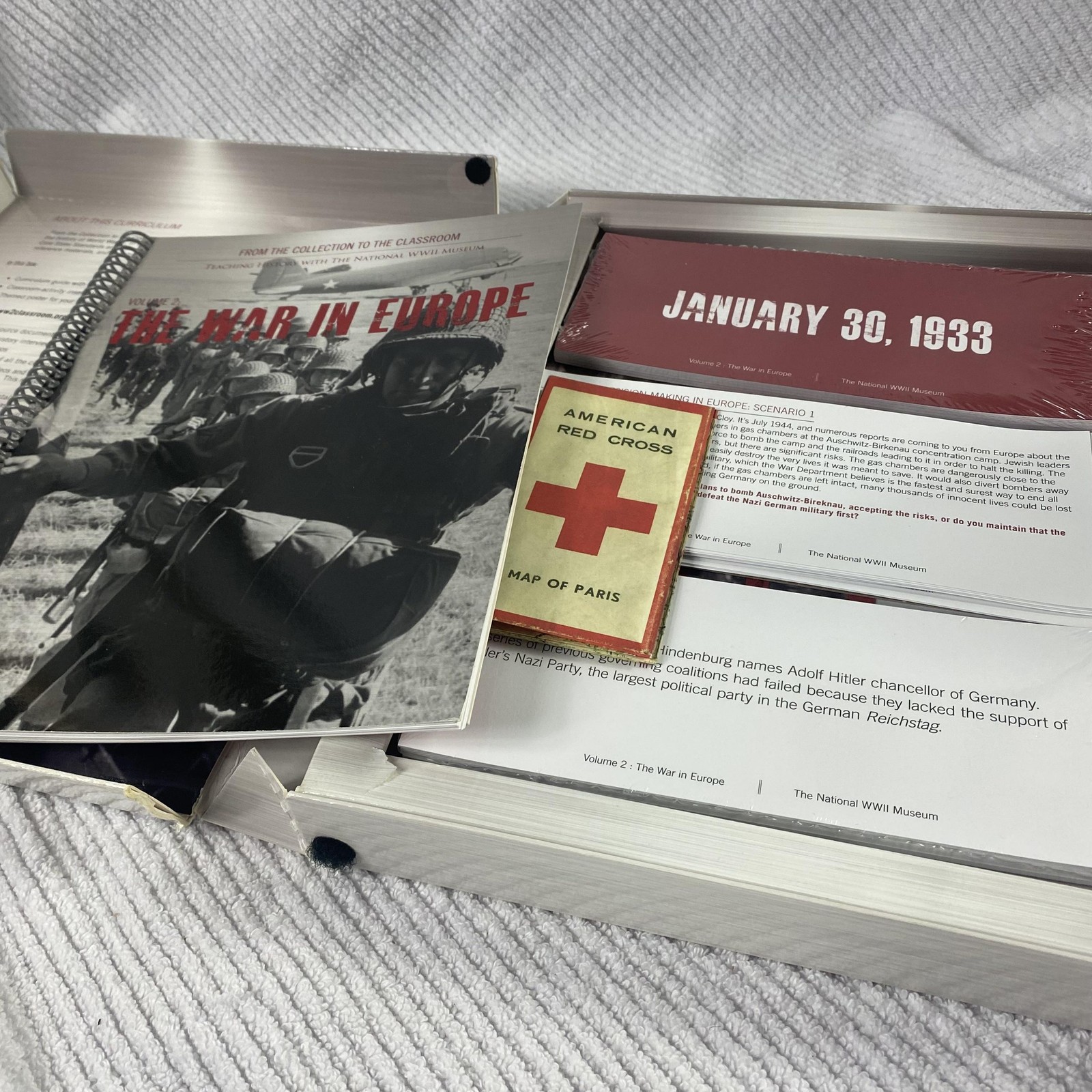 National WWII Museum Teaching Kit Volume 2 The War in Europe Curriculum Box Set