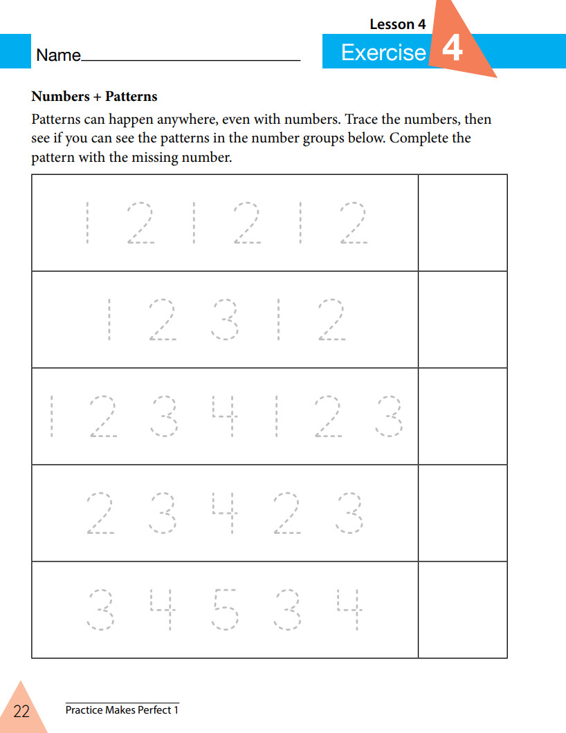 New Master Books PRACTICE MAKES PERFECT Level 1 Math Lessons Living Education