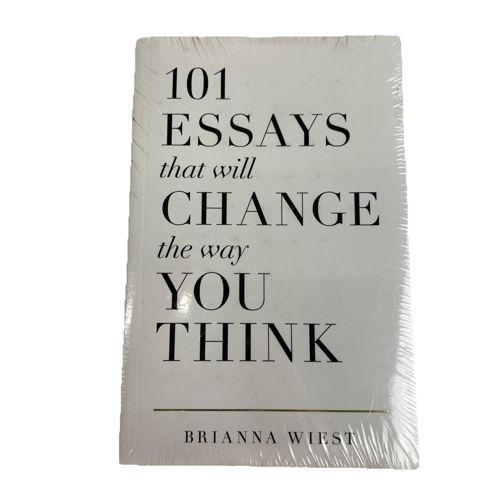 101 Essays That Will Change the Way You Think Book Brianna Wiest Paperback NEW