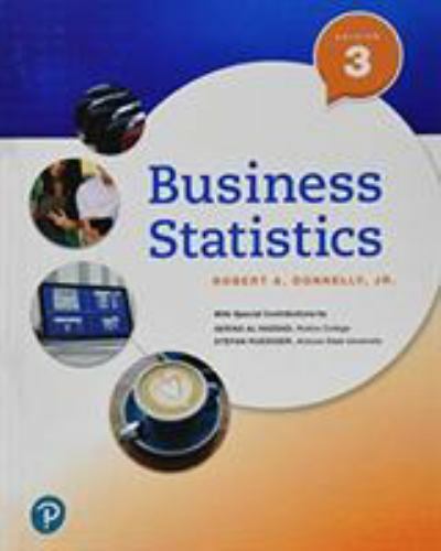Business Statistics, Hardcover by Donnelly, Robert A., Jr., Used Good Conditi…