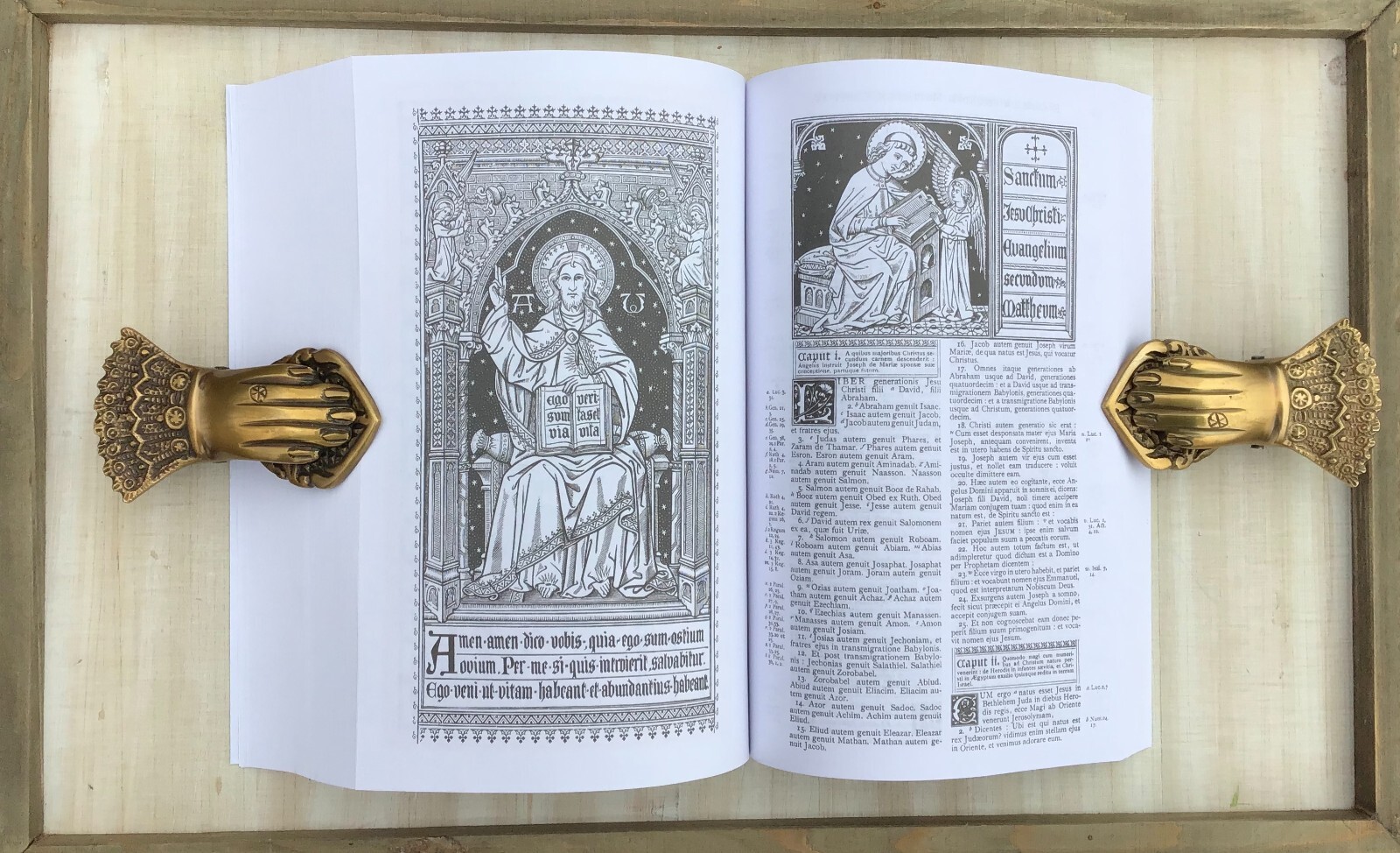 Biblia Sacra Latin Vulgate Clementine Edition Catholic Illustrated Bible Reprint