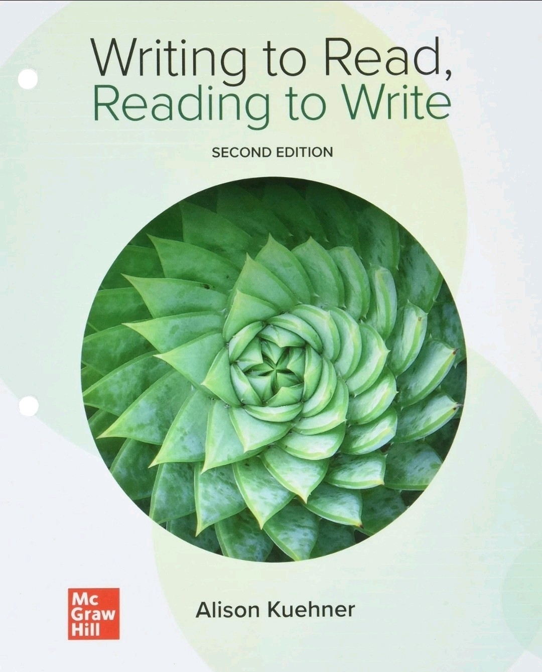 Loose Leaf Writing to Read, Reading to Write by Kuehner (paperback)
