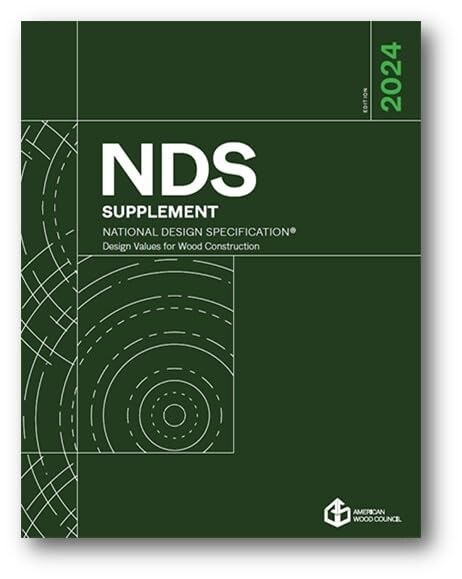 2024 Wood Design Package: NDS with NDS Supplement 2024 Editions