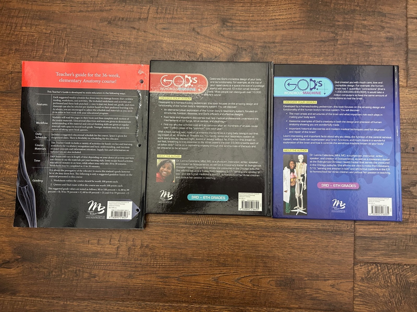 MasterBooks-HOMESCHOOL Elementary Anatomy: Nervous & Respiratory System text WB