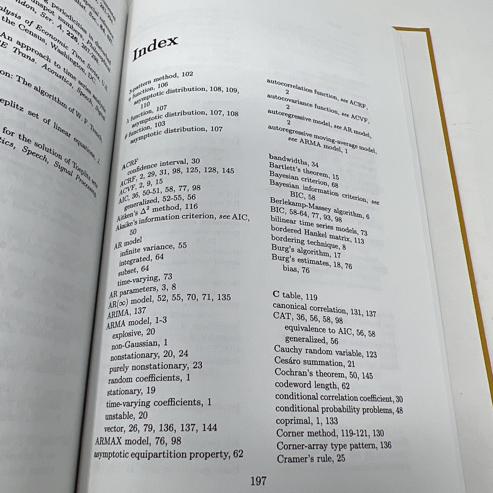 Springer Series in Statistics Ser.: ARMA Model Identification by B. K. Choi…
