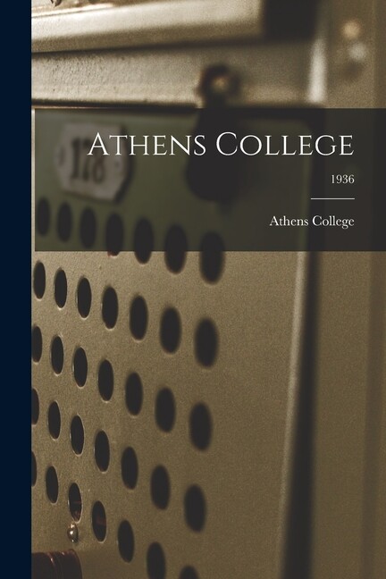 Athens College; 1936