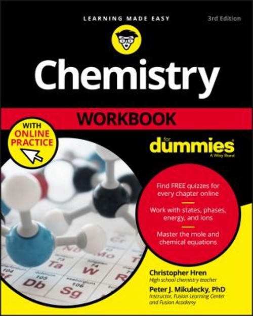 Chemistry Workbook for Dummies with Online Practice Paperback