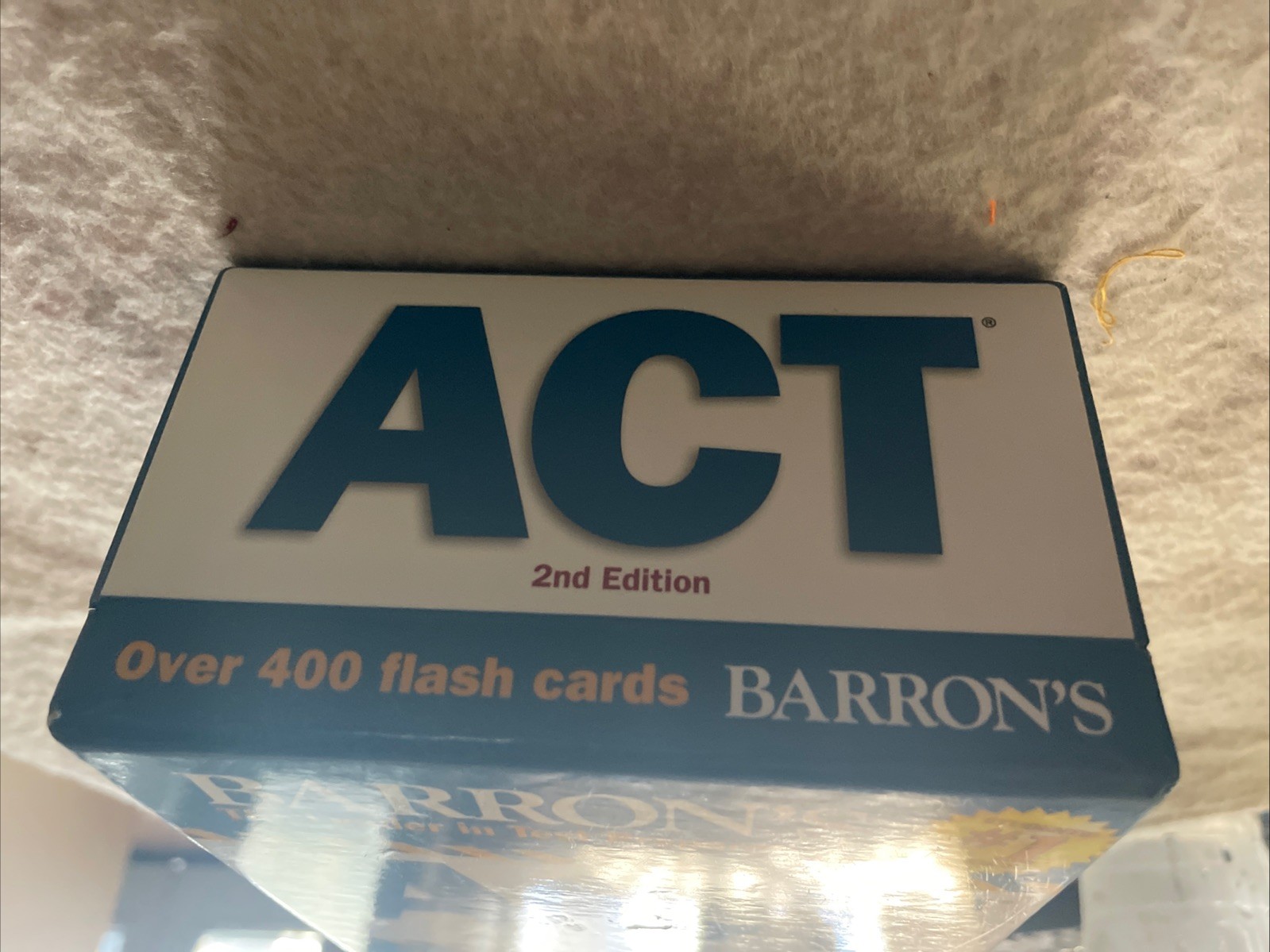 Barron’s ACT Flash Cards 2nd Edition 400 Test Prep Study Set Very Good
