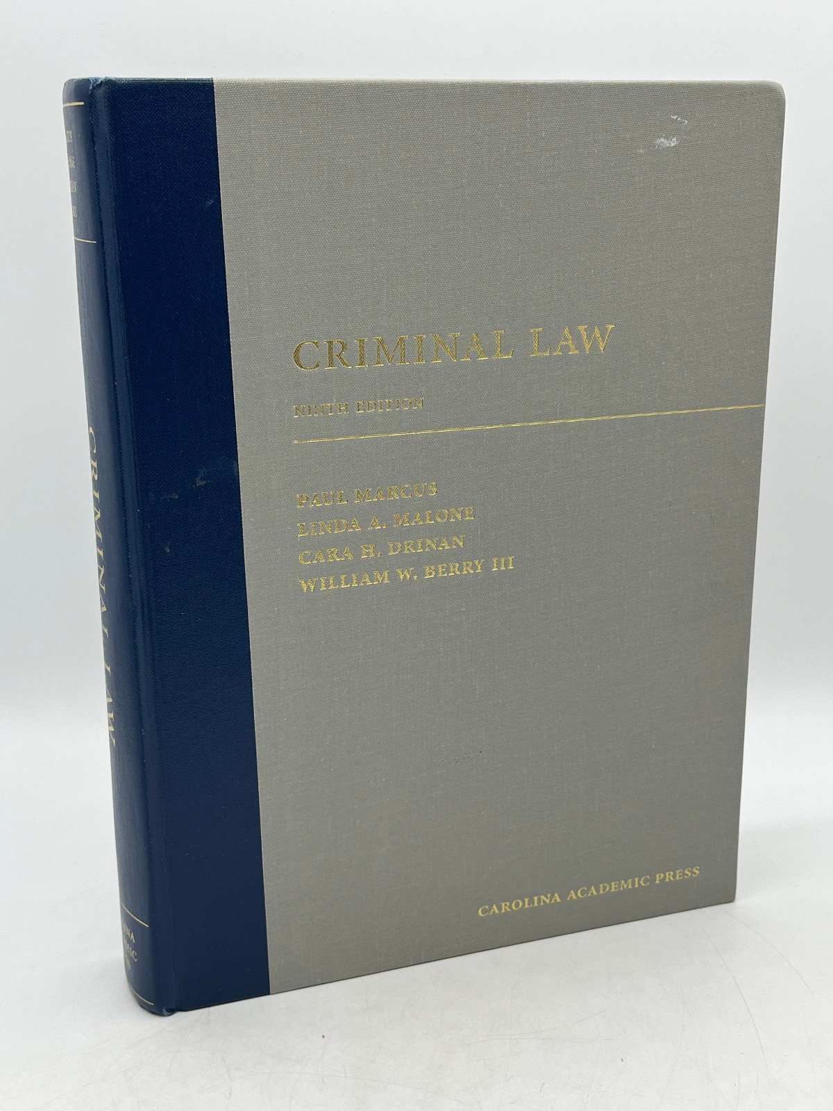 Criminal Law, Ninth Edition – Paul Marcus 2021 Carolina Academic Press HC