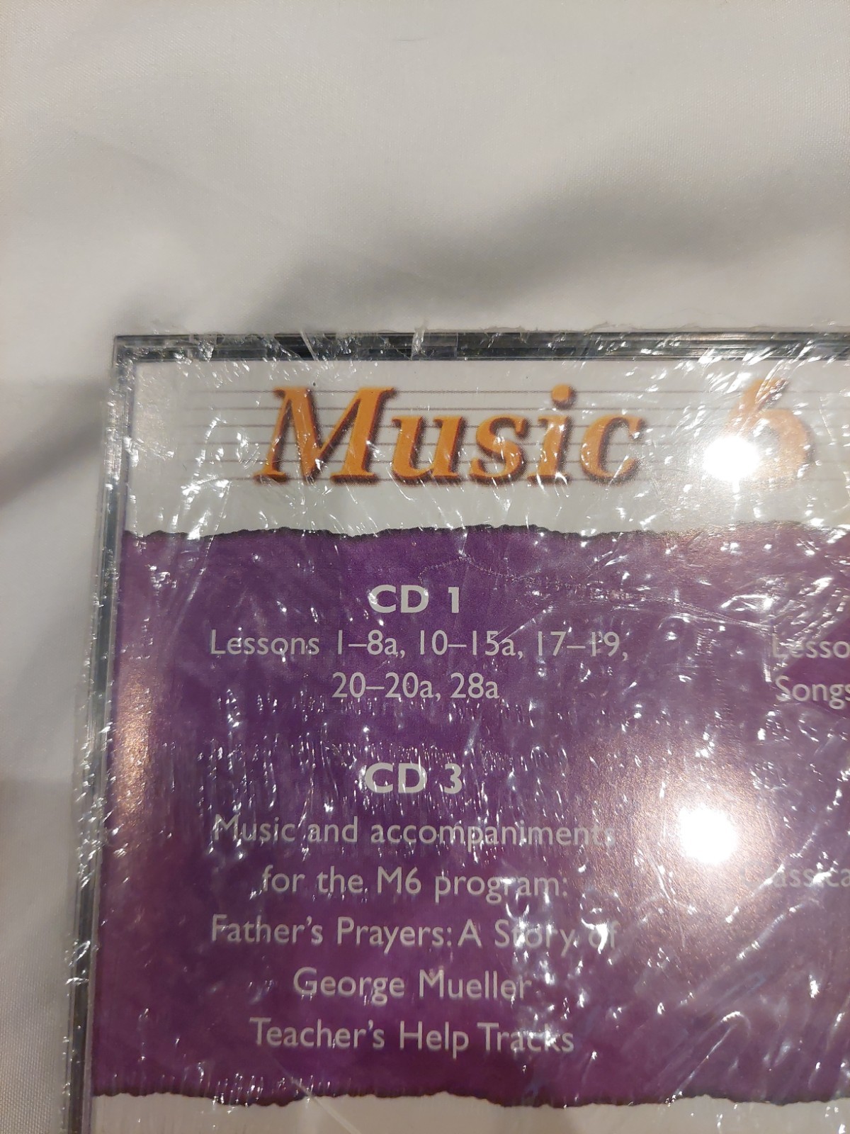 BJU Press Music 6 Four CDs 226720 Bob Jones Music 6 Compact Discs