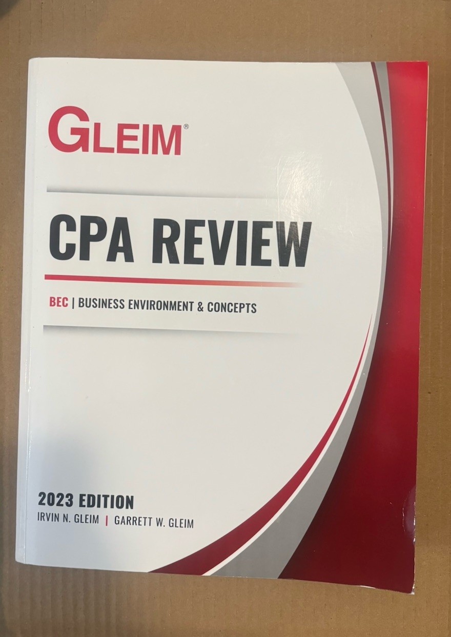 GLEIM CPA Review 2023 PB BEC Business Environment & Concepts