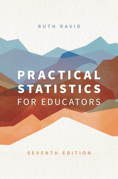 Practical Statistics for Educators, Hardcover by Ravid, Ruth, Like New Used, …