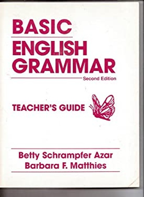 Basic English Grammar Hardcover Betty Schrampfer Azar
