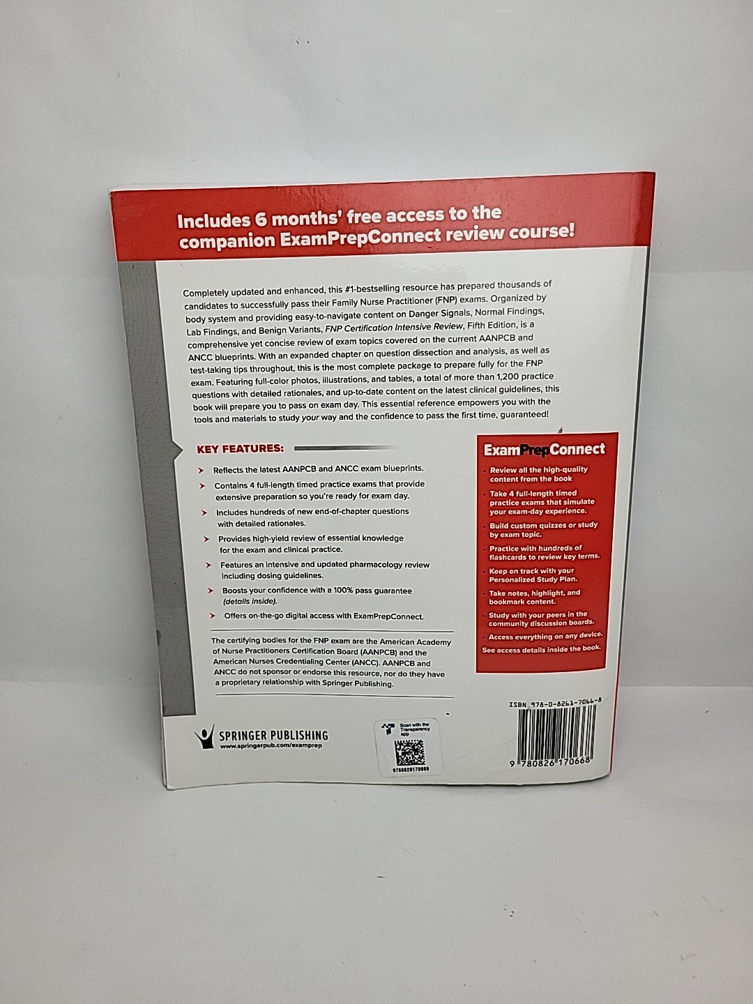FNP Certification Intensive Review Plus 1,200 Questions Codina Leik Exam Book