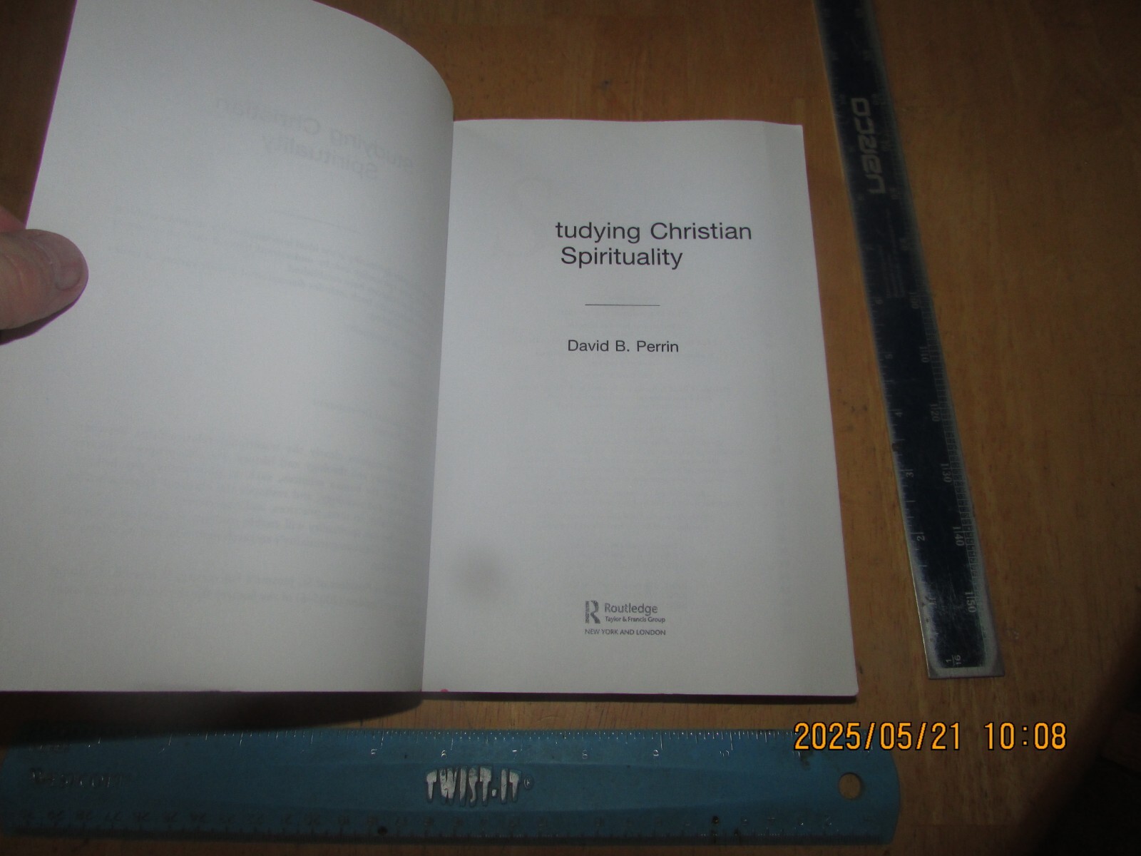 Studying Christian Spirituality by David B. Perrin (2007, Uk-B Format Paperback)