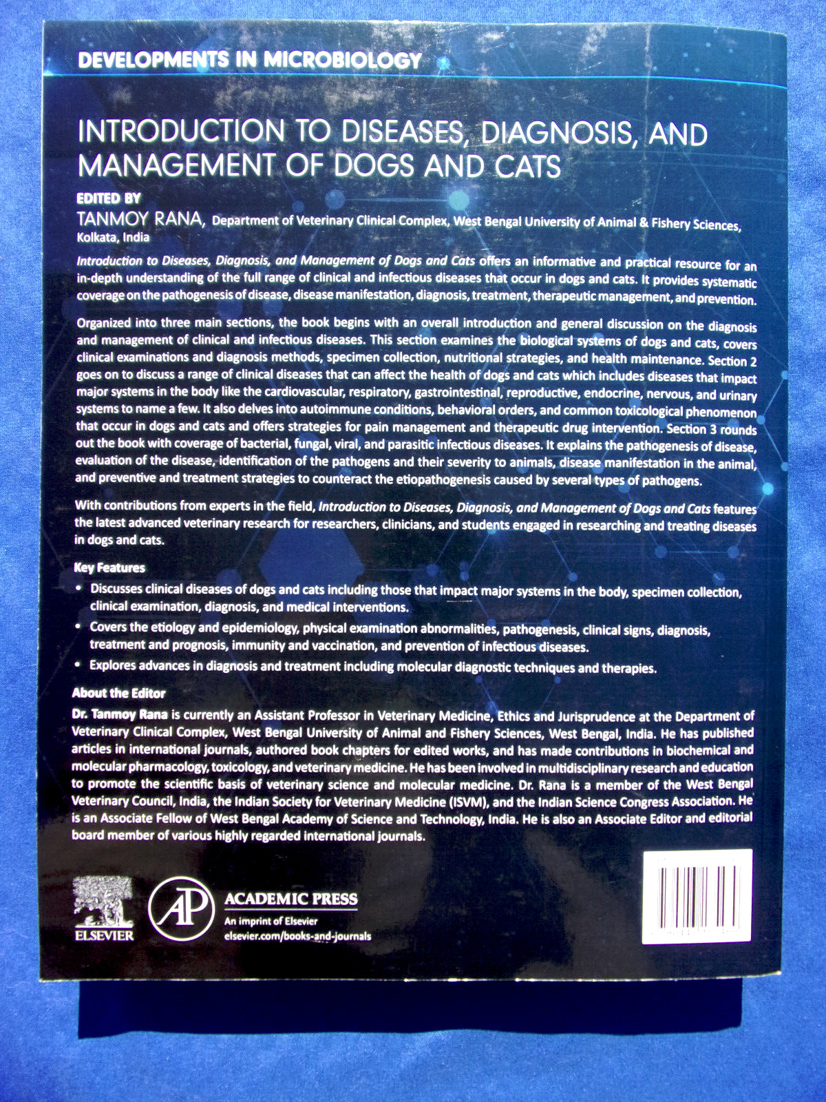 Introduction to Diseases, Diagnosis, and Management of Dogs and Cats~Paperback