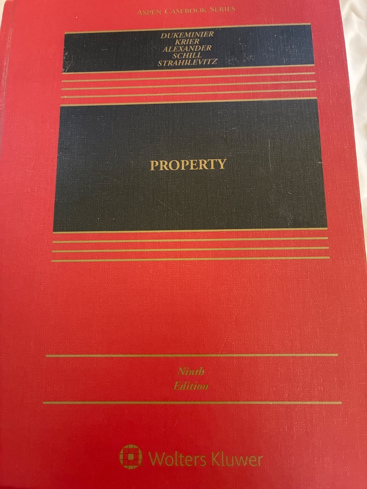 Property (9th Ed.) – Aspen Casebook Series – With Case Notes / Highlights !
