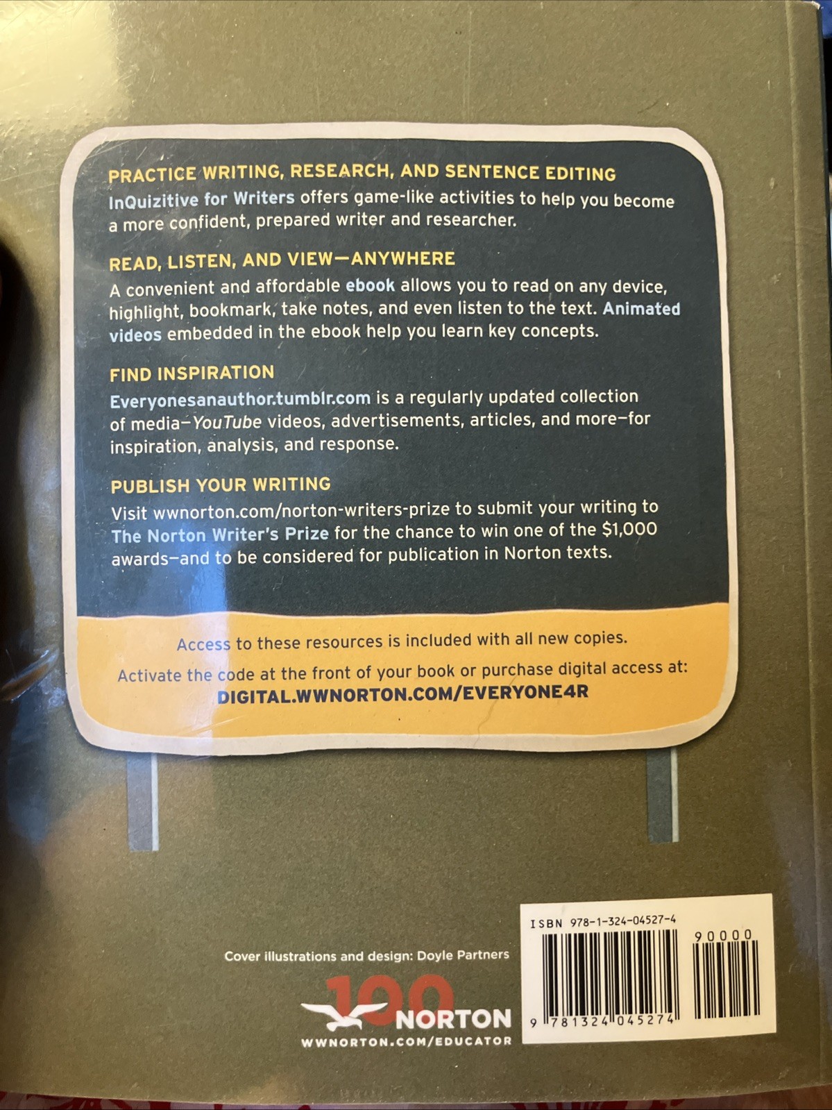 Everyone’s an Author with Readings by Andrea A. Lunsford, Michal Brody, Beverly