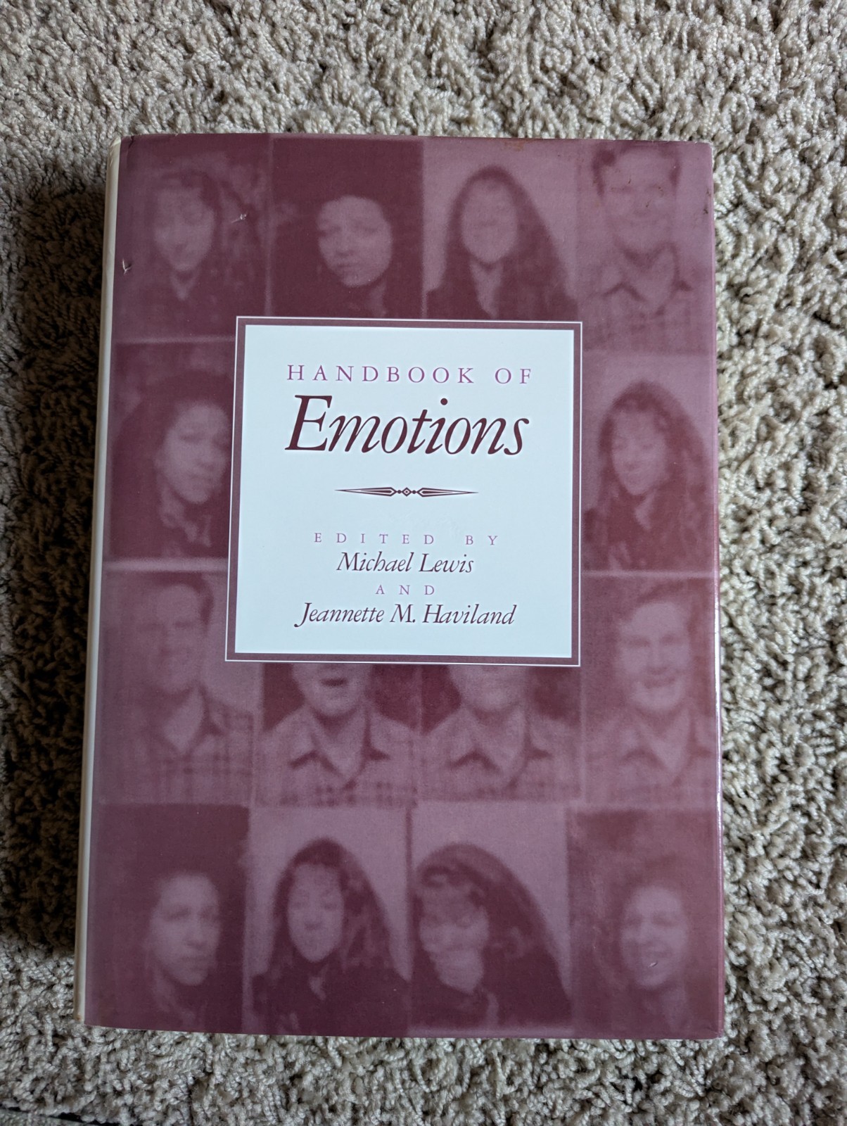 Handbook of Emotions by Haviland-Jones and Lewis (1993, Hardcover)