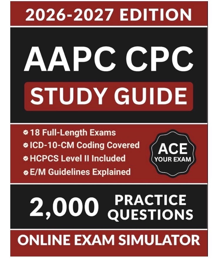 AAPC CPC Study Guide 2026-2027: Complete Exam Prep with 2,000 Practice Questions