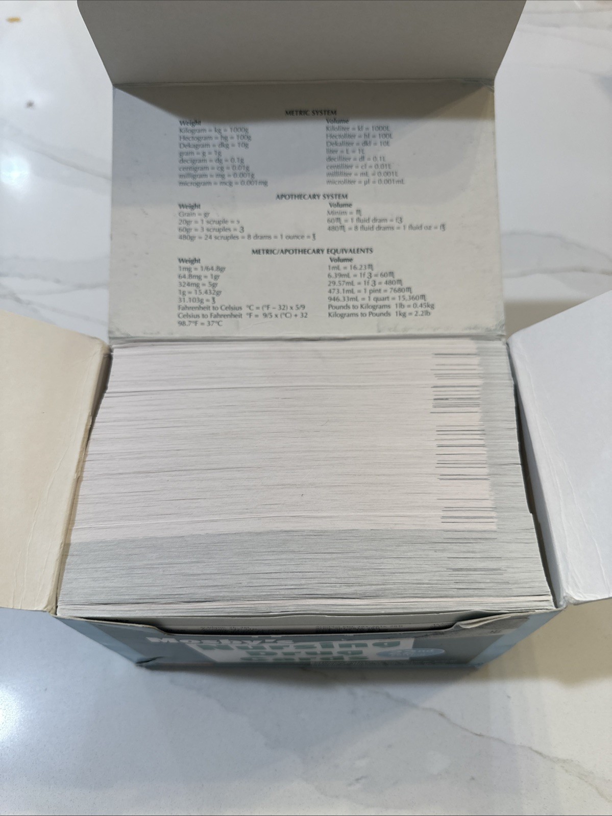 MOSBY’S NURSING DRUG CARDS 22nd Edition