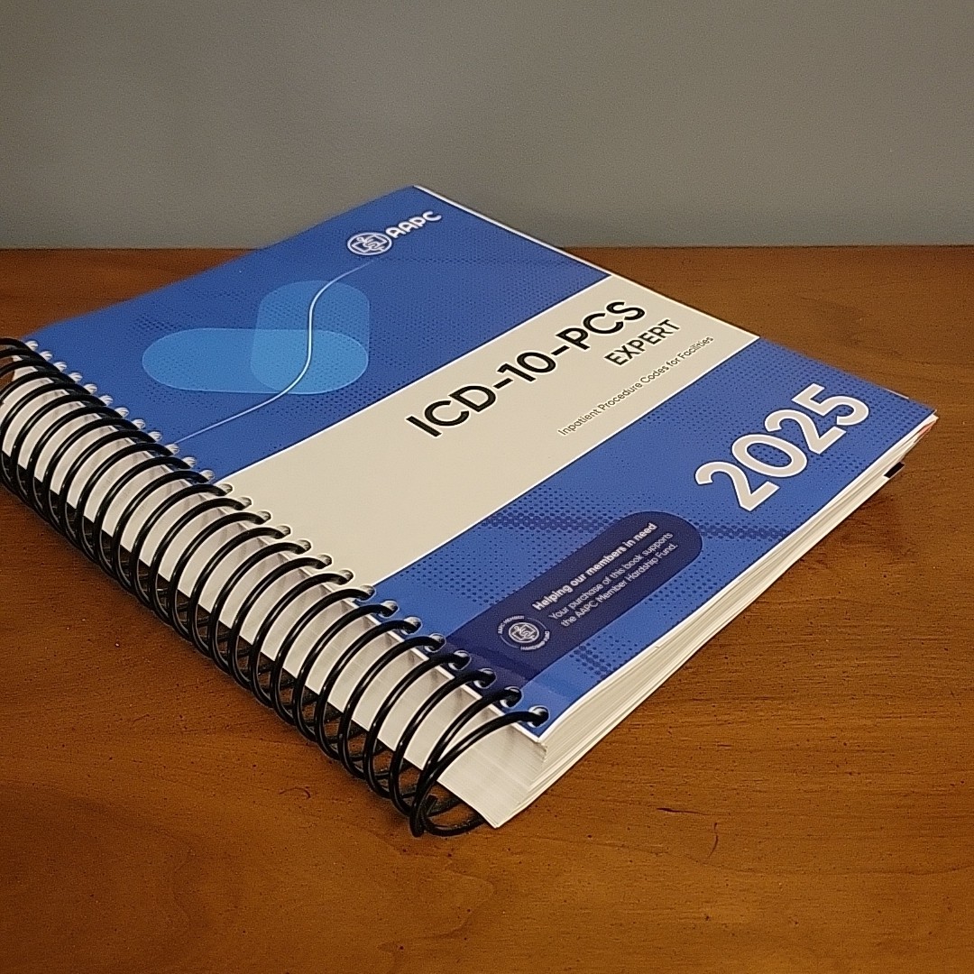 AAPC ICD-10-PCS EXPERT 2025 SPIRAL Inpatient Procedure Codes & Facilities