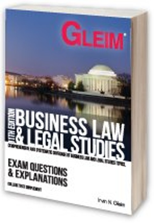 Eqe Law Acad-11 Paperback Gleim
